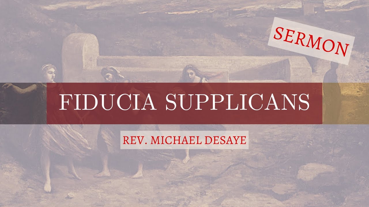 Sermon: Fiducia Supplicans, by Rev. Michael DeSaye