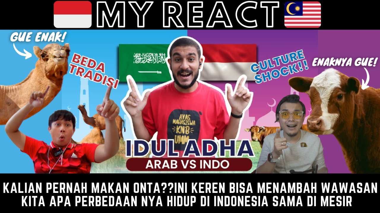 WADUH! EIDUL ADHA INDONESIA VS ARAB! CULTURE SHOCK! PERNAH MAKAN ONTA GA?