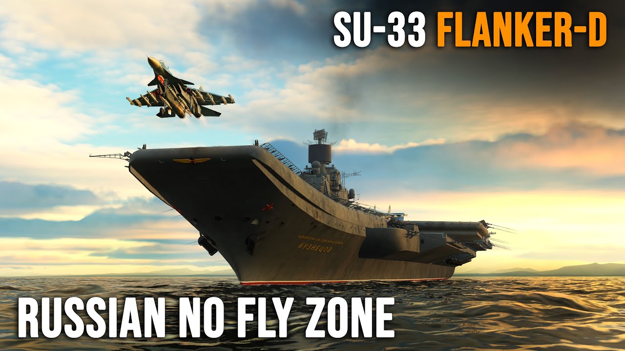 Российский Су-33 Flanker-D против украинского Су-27 Flanker | Российская бесполетная зона | Цифро...