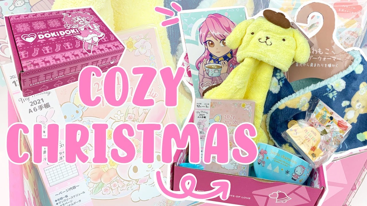 🎄COZY CHRISTMAS CRATE FROM JAPAN! | Doki Doki Crate December 2020 ♡