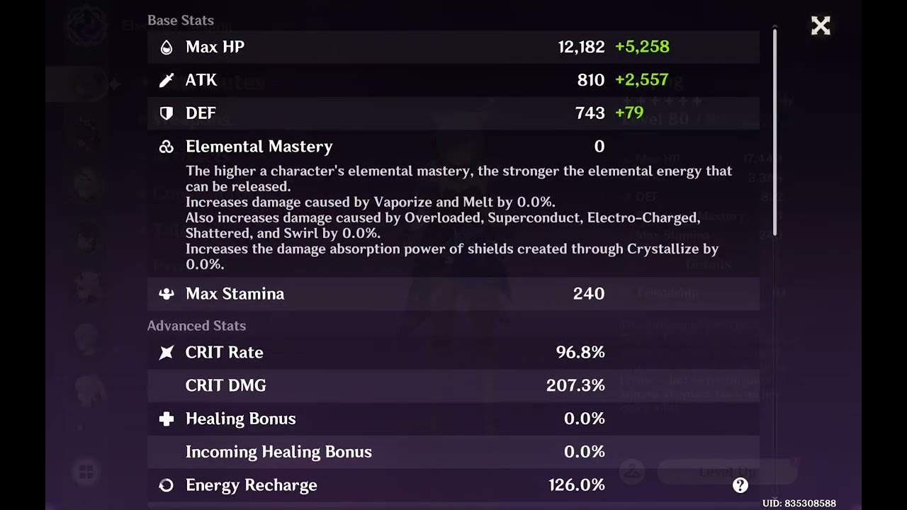 Keqing Physical Damage Test - 4pc Pale Flame, R3 Black Sword
