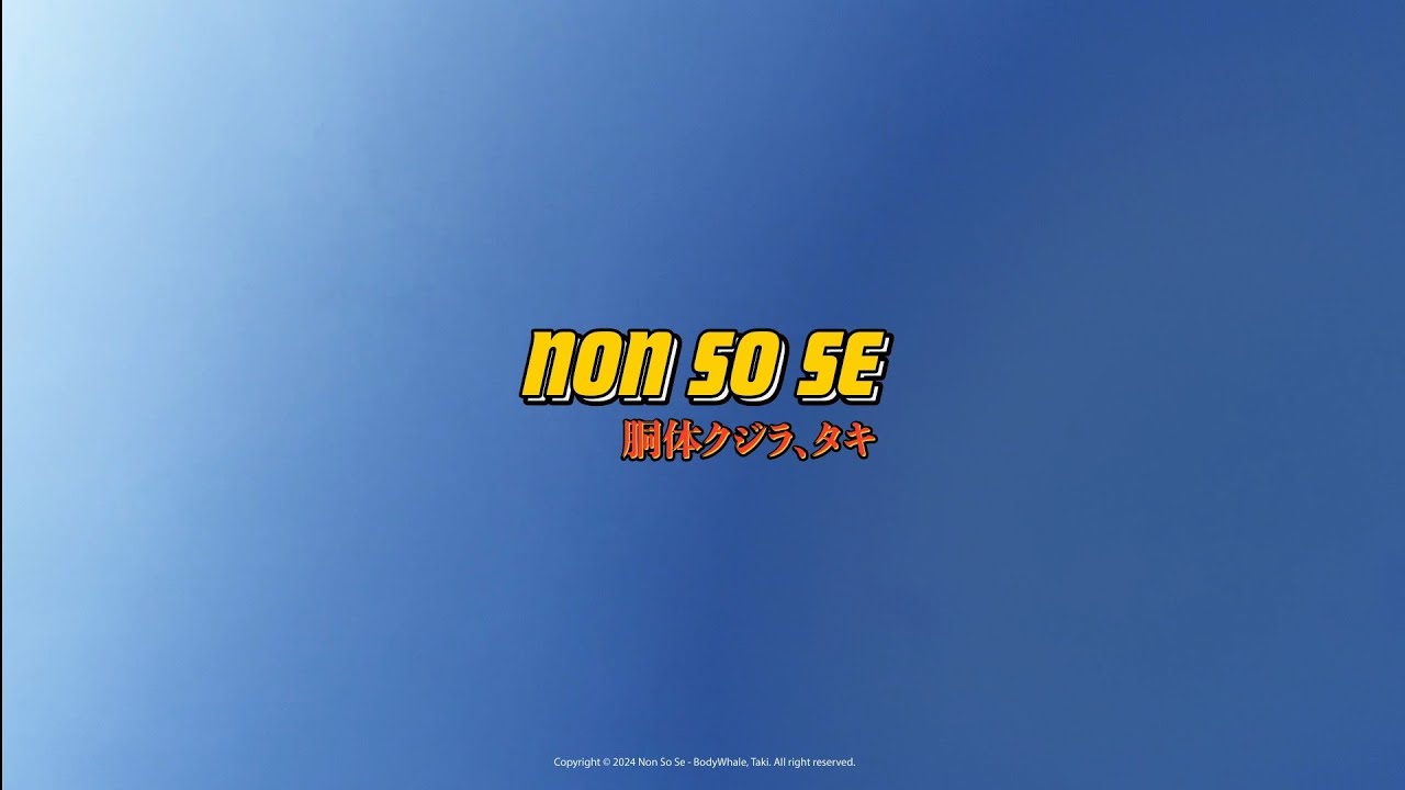 Bodywhale & Taki - Non so se ( Official Video )