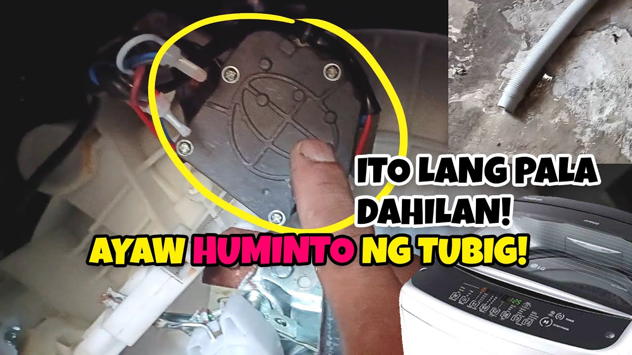 Automatic Washing Nagtatapon ng Tubig Simple Lang Solusyon