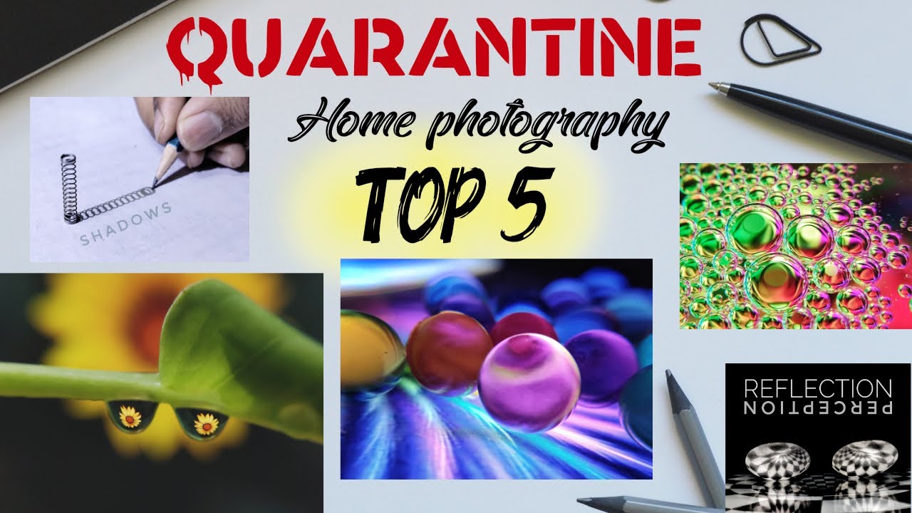 Quarantine home photography! 5 Creative tricks !!! Oil photography+macro Photos !