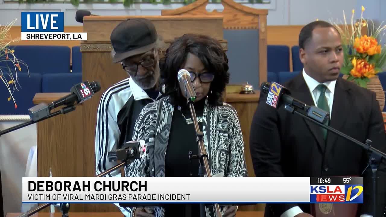 Deborah Church, victim of viral Mardi Gras parade indecent speaks out