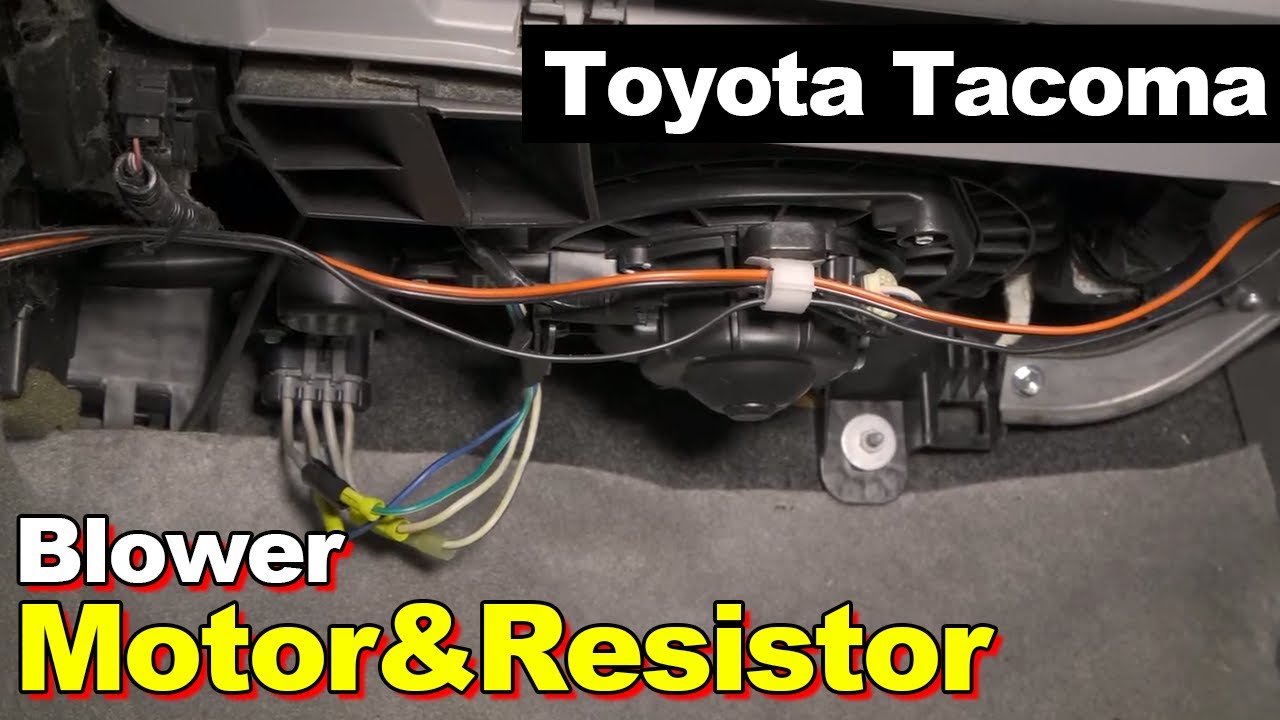Электродвигатель вентилятора и резистор Toyota Tacoma 2006 года выпуска. Работает только на высок...