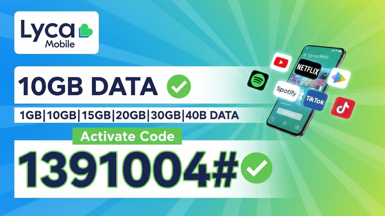Интернет-пакеты Lyca Mobile в Италии на 2026 год | Код активации 10&ndash;50 ГБ
