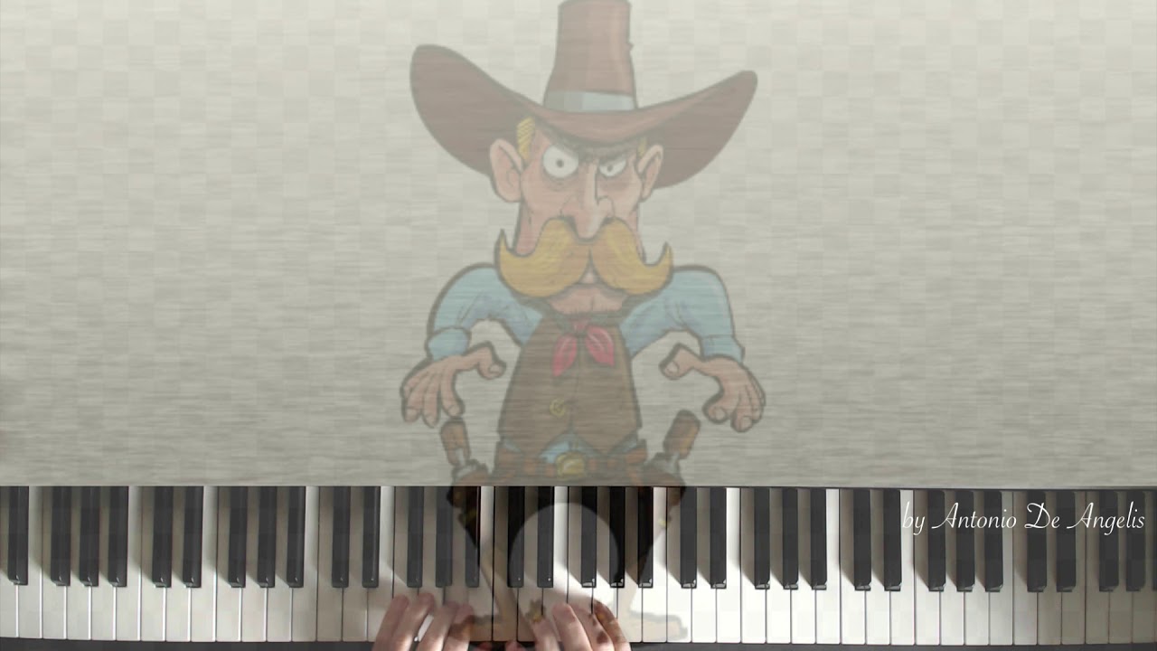 L. Perini - Camillo il Cow-Boy - piano tutorial di Antonio De Angelis