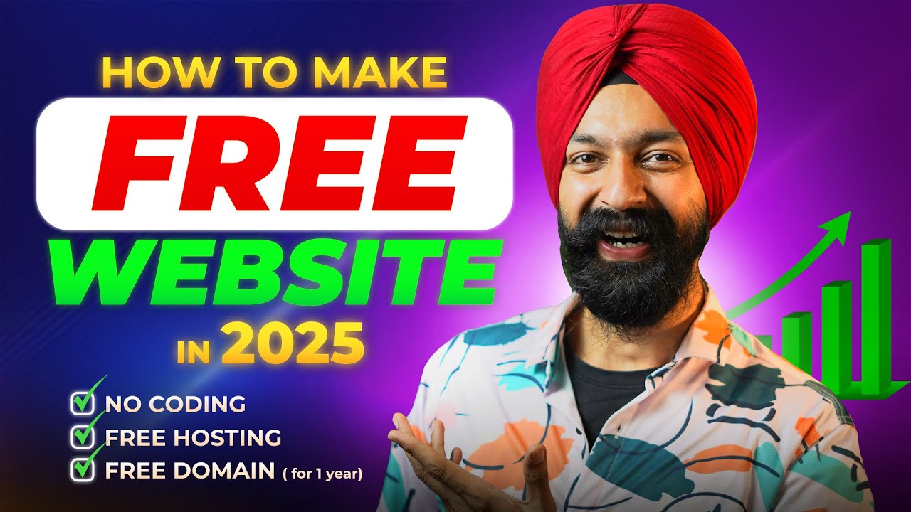 How to make a WEBSITE for FREE! 🤩