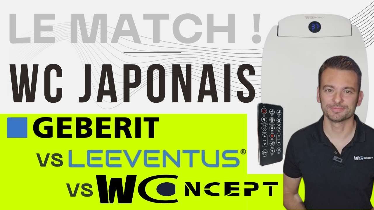 WC JAPONAIS GEBERIT / LEEVENTUS / WCCONCEPT : COMPARATIF DES MEILLEURS ABATTANTS ELECTRIQUES !!!