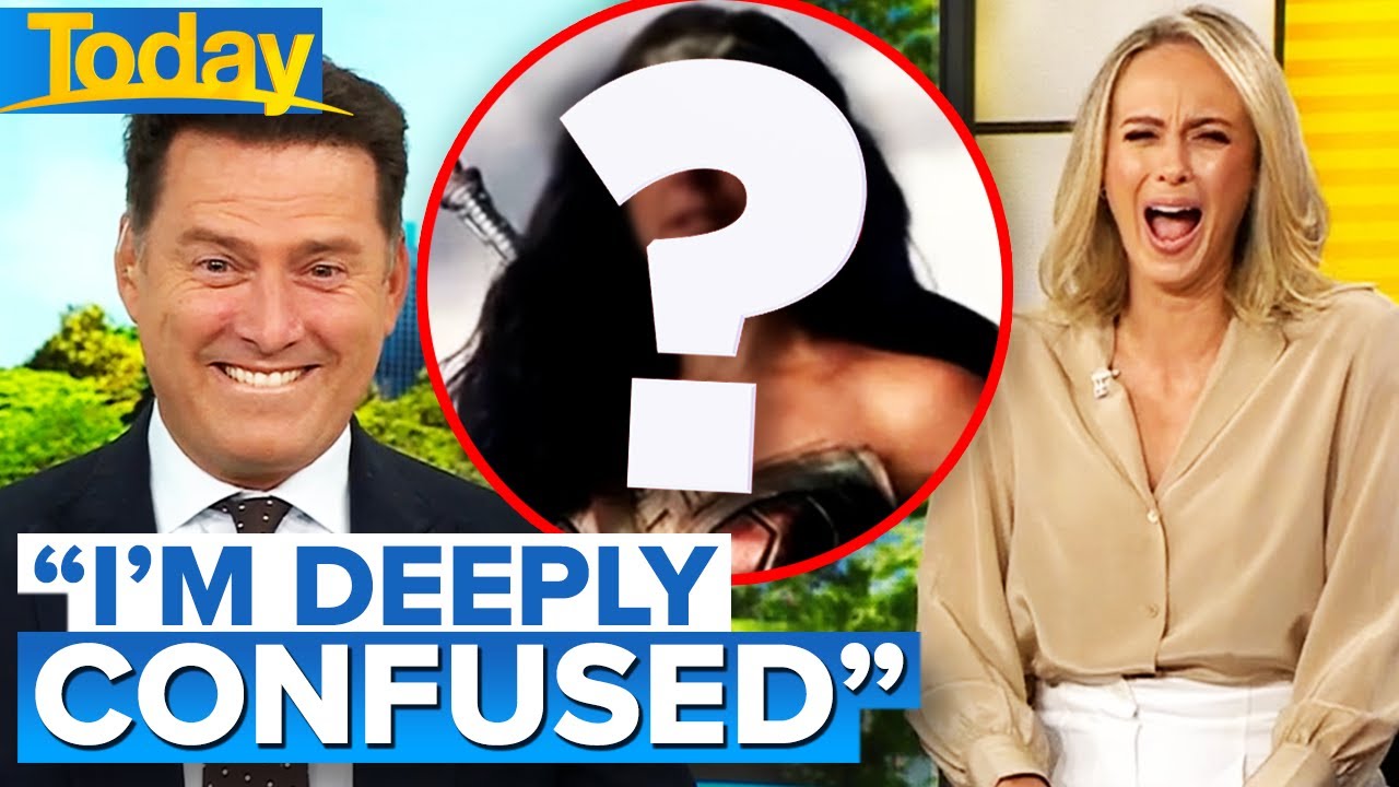 Photoshopped Karl leaves TV studio very uncomfortable | Today Show Australia