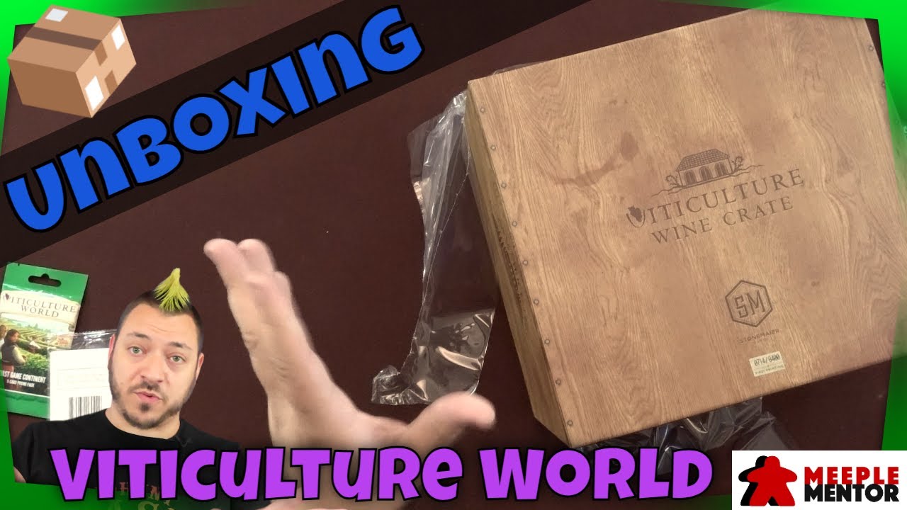 Unboxing Viticulture World and Wine Crate