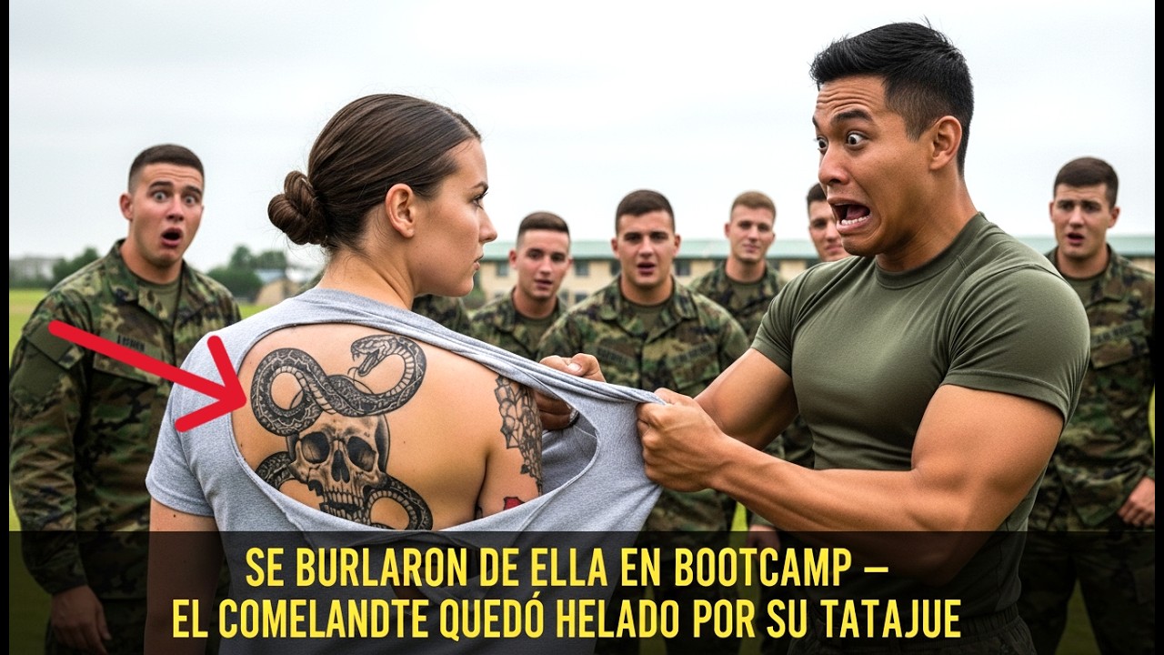 SE BURLARON DE ELLA EN BOOTCAMP — EL COMANDANTE QUEDÓ HELADO POR SU TATUAJE