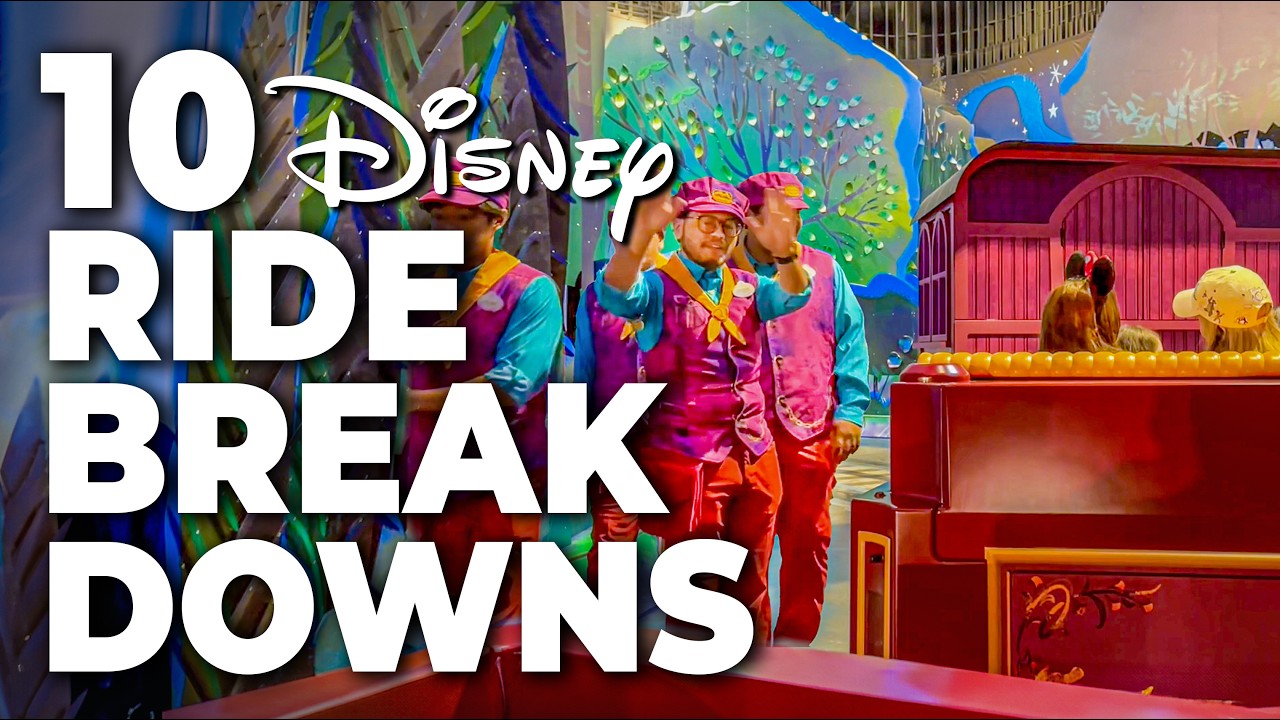 Top 10 Disney Fails, Ride Breakdowns & Malfunctions Pt 11 - Walt Disney World & Disneyland