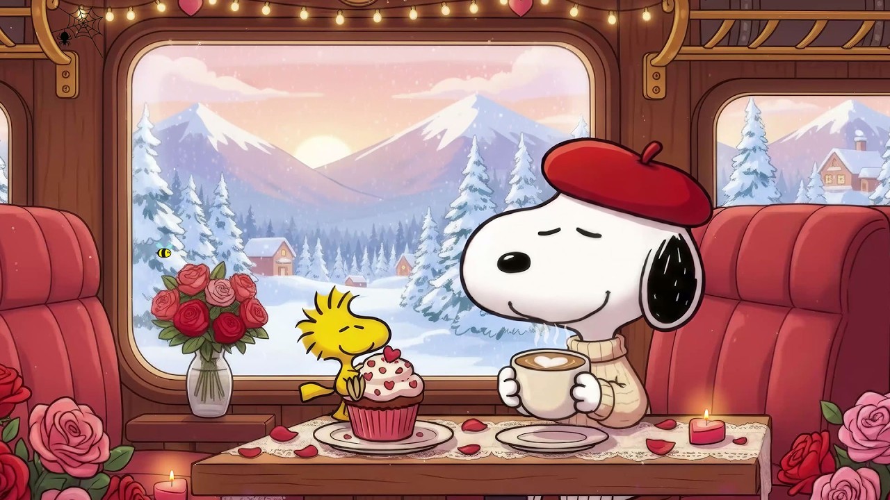 Sweet Valentine Lofi Jazz with Snoopy ❤️ Warm Lofi Vibes to Relax & Chill 💞 Happy Valentine Day 2026