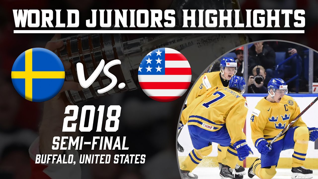 Sweden vs. United States | 2018 WJC Semi-Final | Highlights