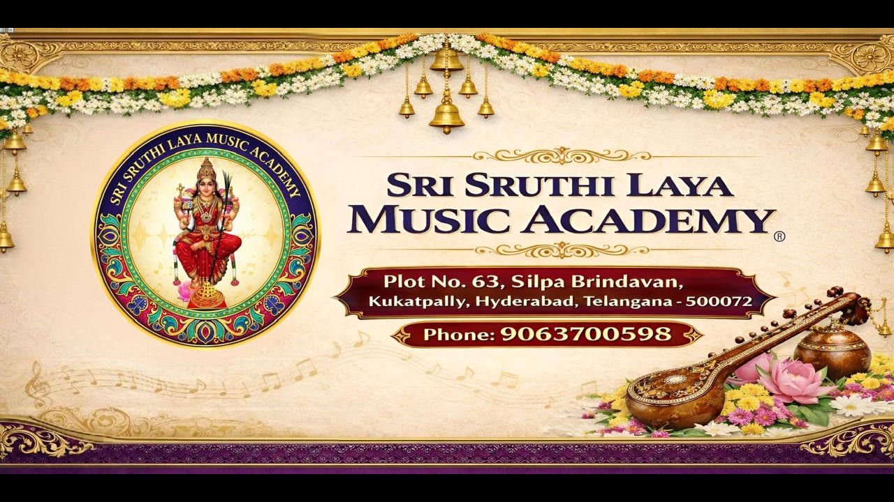 SRI SRUTI LAYA MUSIC ACADEMY - Smt. Hyderabad Subbalakshmi Garu