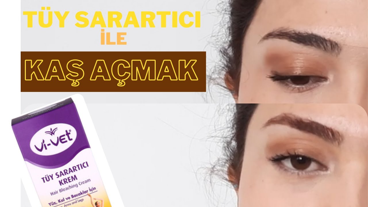 Tüy Sarartıcı Krem ile Kaş Rengi Açmak 💁 🤩  🖤➜🤎