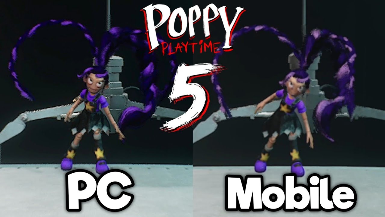 Poppy Playtime Chapter 5 - Mobile Vs PC | Lily Lovebraids Last Moments and Scene (Mobile is Concept)