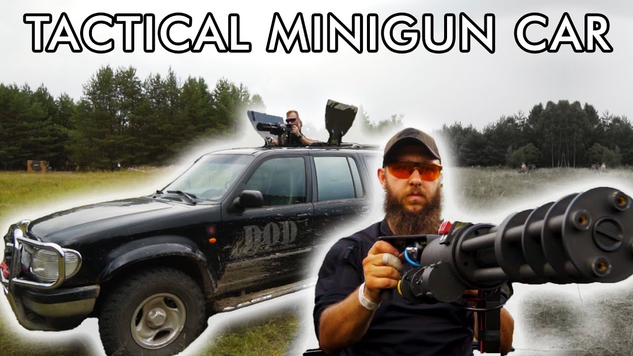 Boys With Big Toys - Insane Airsoft Minigun Car