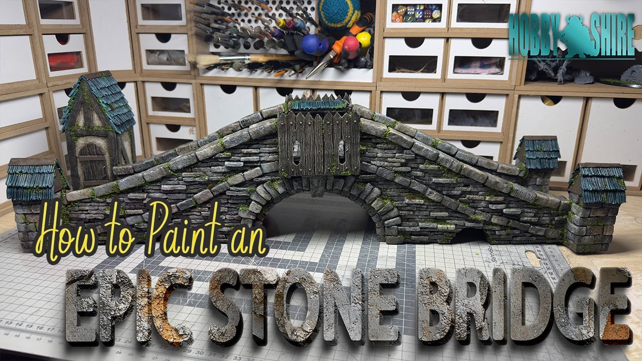 How to Paint an Epic Stone Bridge - Part 2 of Riverpass board