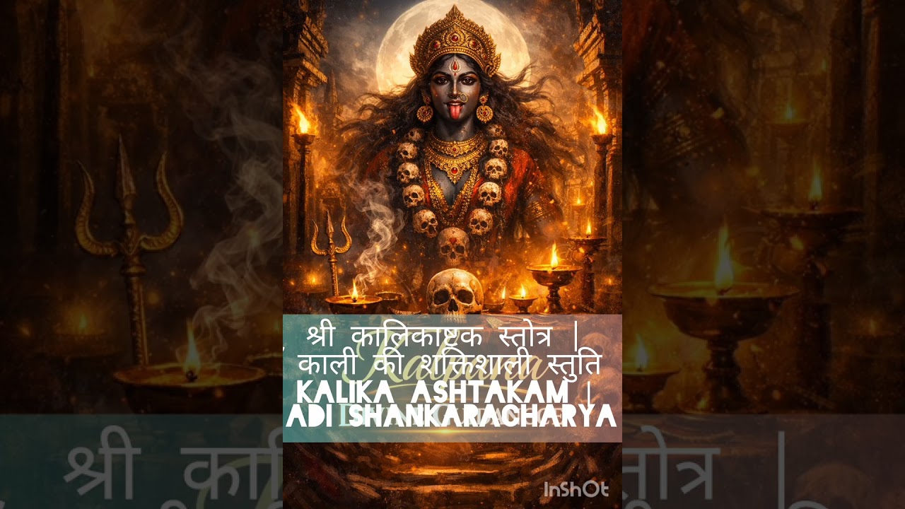श्री कालिकाष्टक स्तोत्र | माँ काली की शक्तिशाली स्तुति | Kalika Ashtakam | Adi Shankaracharya