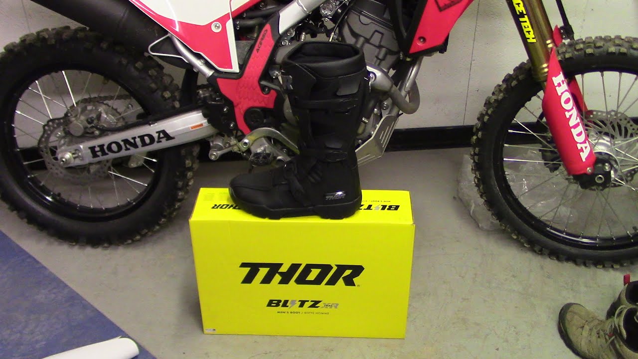 THOR Blitz XR Trail boots initial overview!