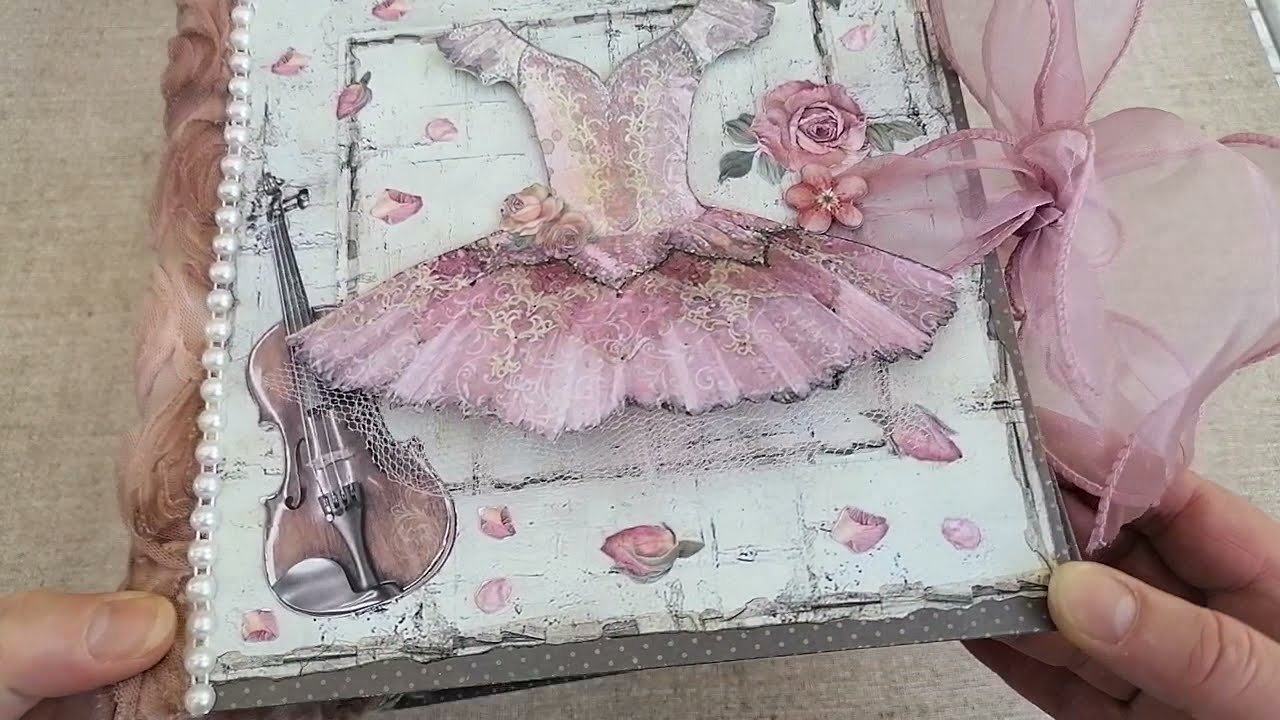 Scrapbook Album with paper collection Passion-Stamperia,Italy.SOLD #stamperia #rememembernow