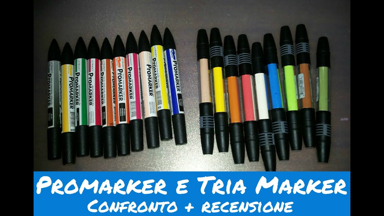 PROMARKER & TRIA MARKER - Confronto + Recensione