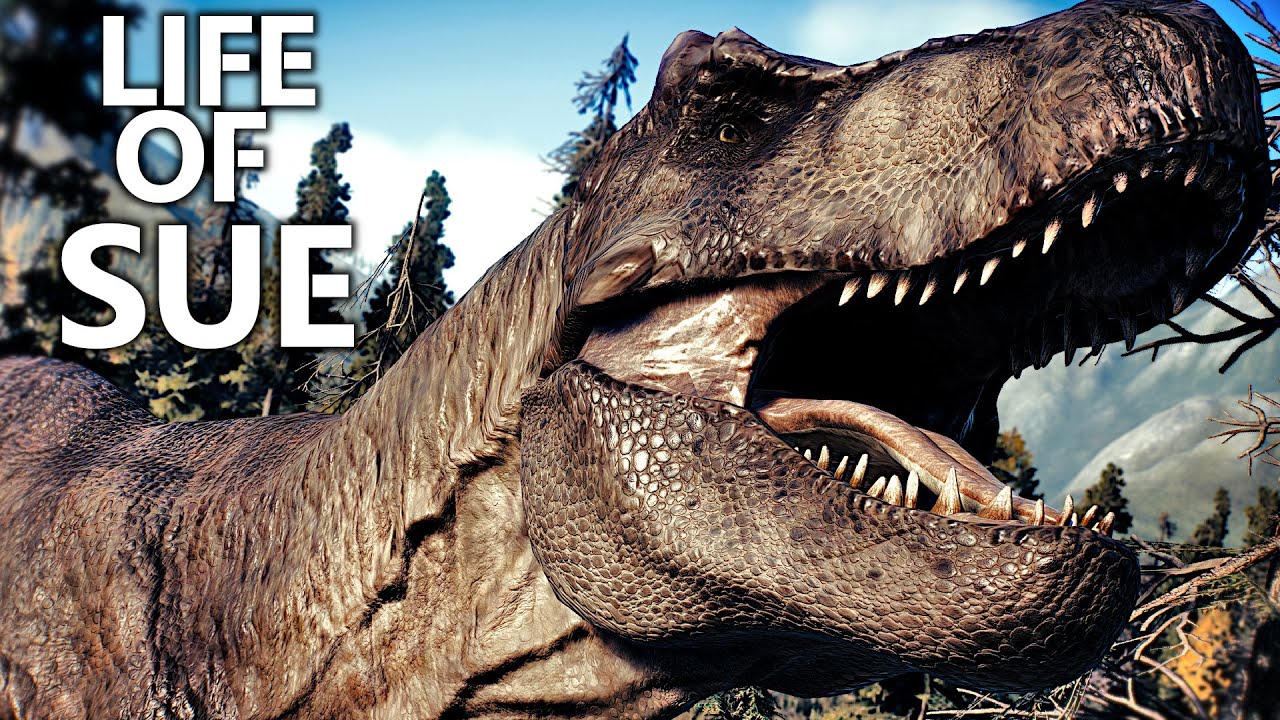 Life Of SUE The T-Rex ! Life In The Cretaceous Episode 01 | Jurassic World Evolution 2
