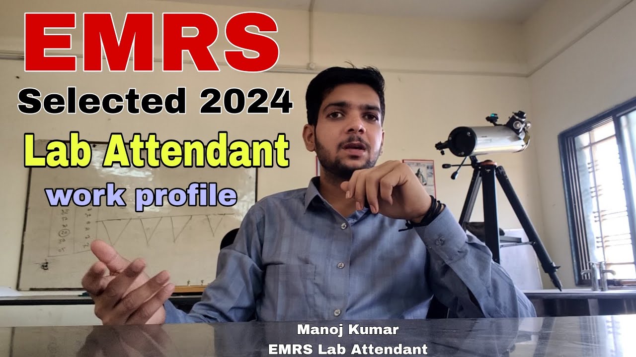 EMRS lab attendant my work profile #emrs #nvs #labassistant #experiment #education #kvs 