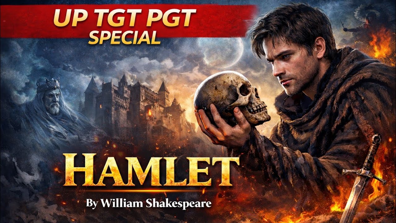 HAMLET Full Summary & Analysis | UP TGT, PGT, TET, DSSSB, KVS, NVS Exam Special | English Literature