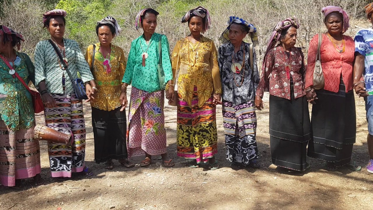 Traditional dance (tebe - tebe) of Timor - Leste, Bononaro Munisipality
