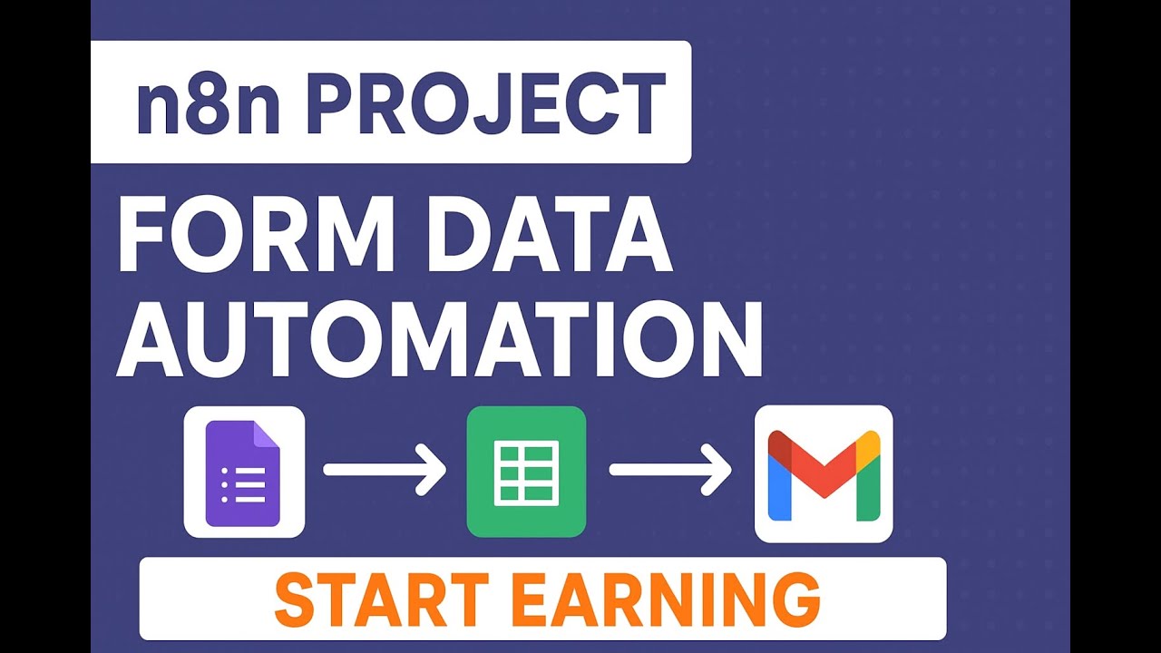 n8n Project: Form Data Automation (Form → Google Sheet → Gmail) | Start Earning #trending #ai #n8n