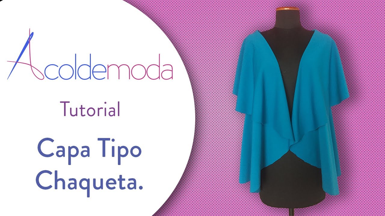 Cómo hacer una CAPA tipo Chaqueta fácil y rápido (DIY)