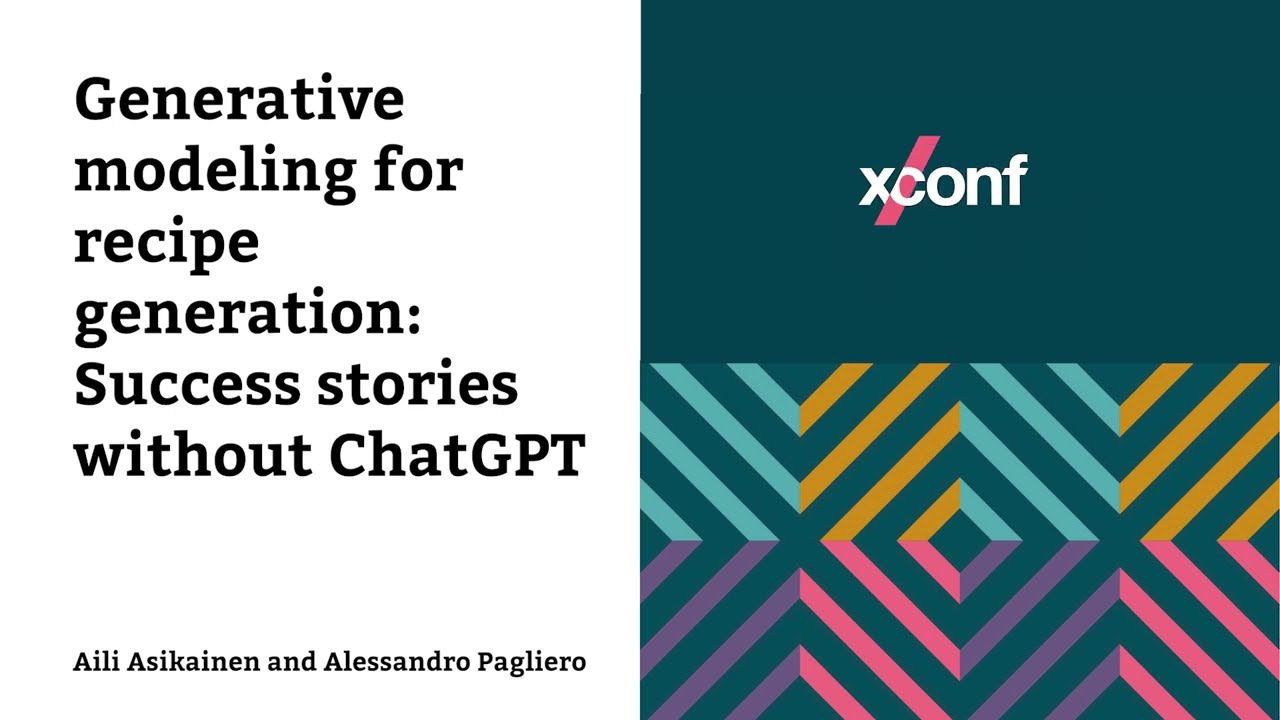 Generative modeling for recipe generation: Success stories without ChatGPT
