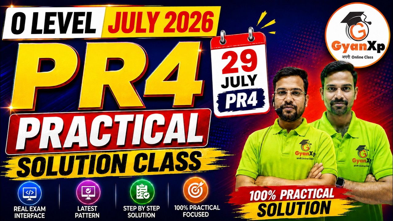 PR4 Practical Solution 2 July 2026 | O Level IoT Practical Exam | 100% Solution