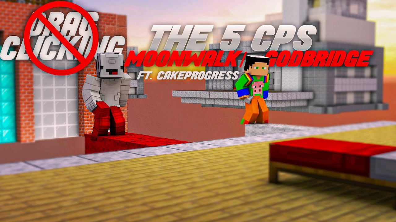 The 5 CPS Godbridge/Moonwalk w/ handcam | Hypixel Bedwars (ft. Cake_progresS)