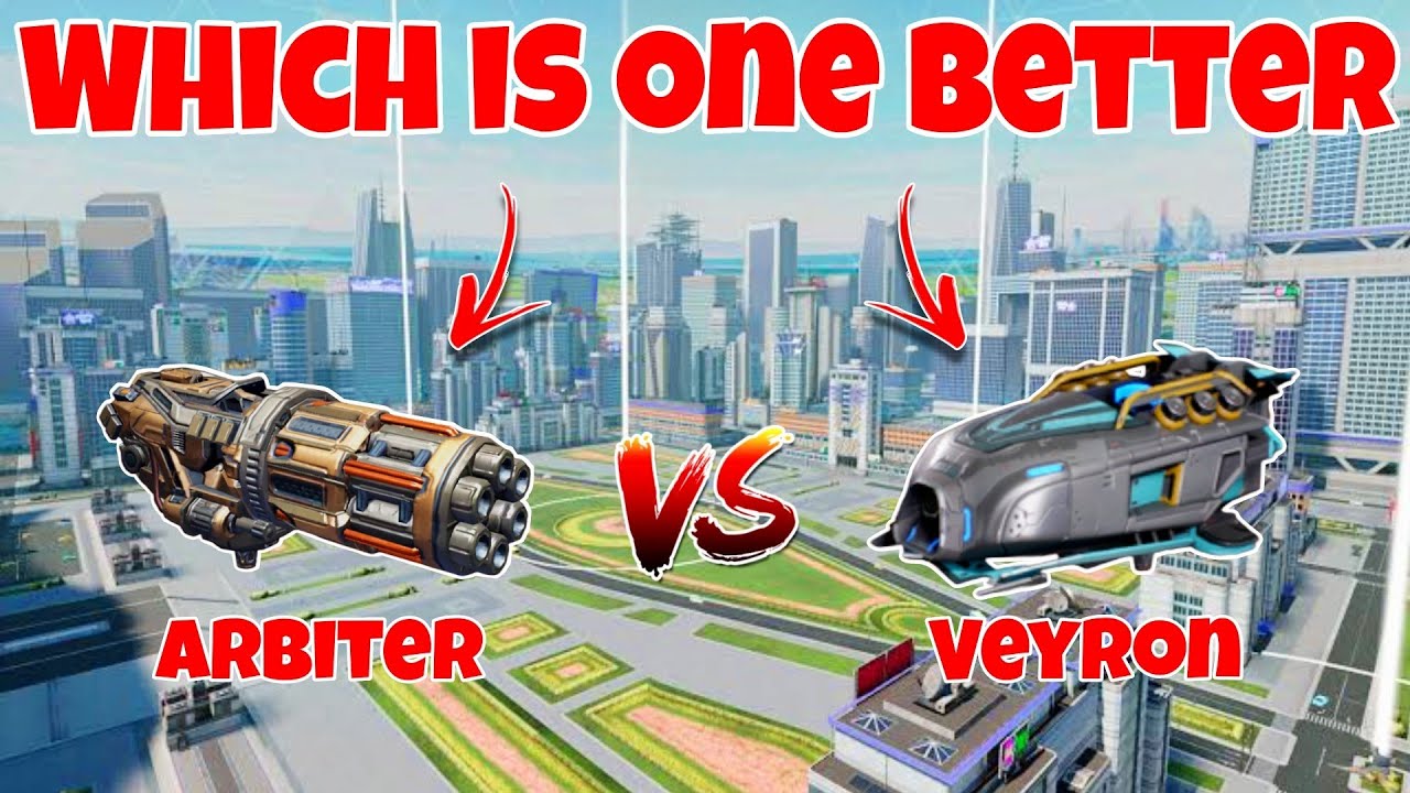 WR🔥 New Weapon Arbiter VS Veyron Titan Weapon Comparison |WAR ROBOTS|