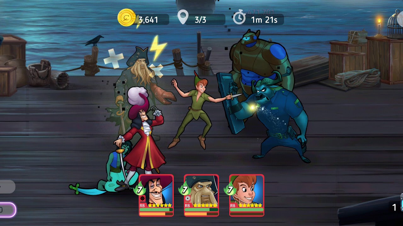 Disney Heroes: Battle Mode Captain Hook's Locker (P1)