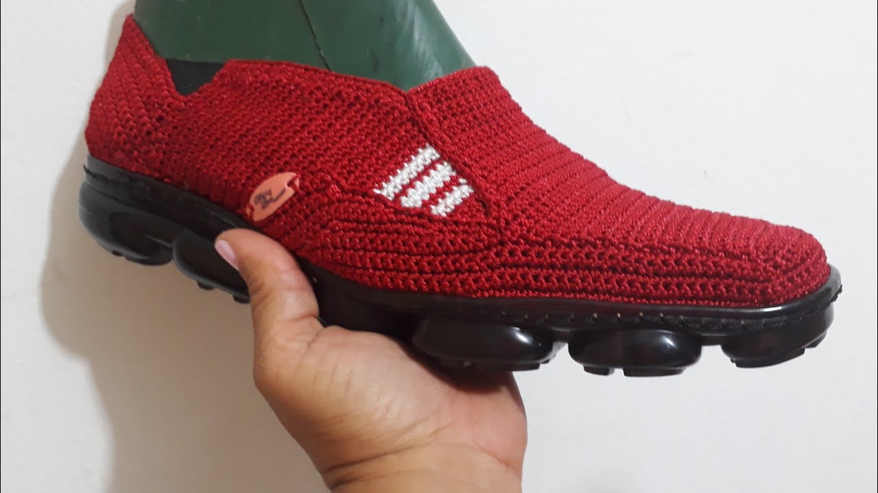 CALZADO CABALLERO MODELO FASHION MEN TEJIDO EN CROCHET