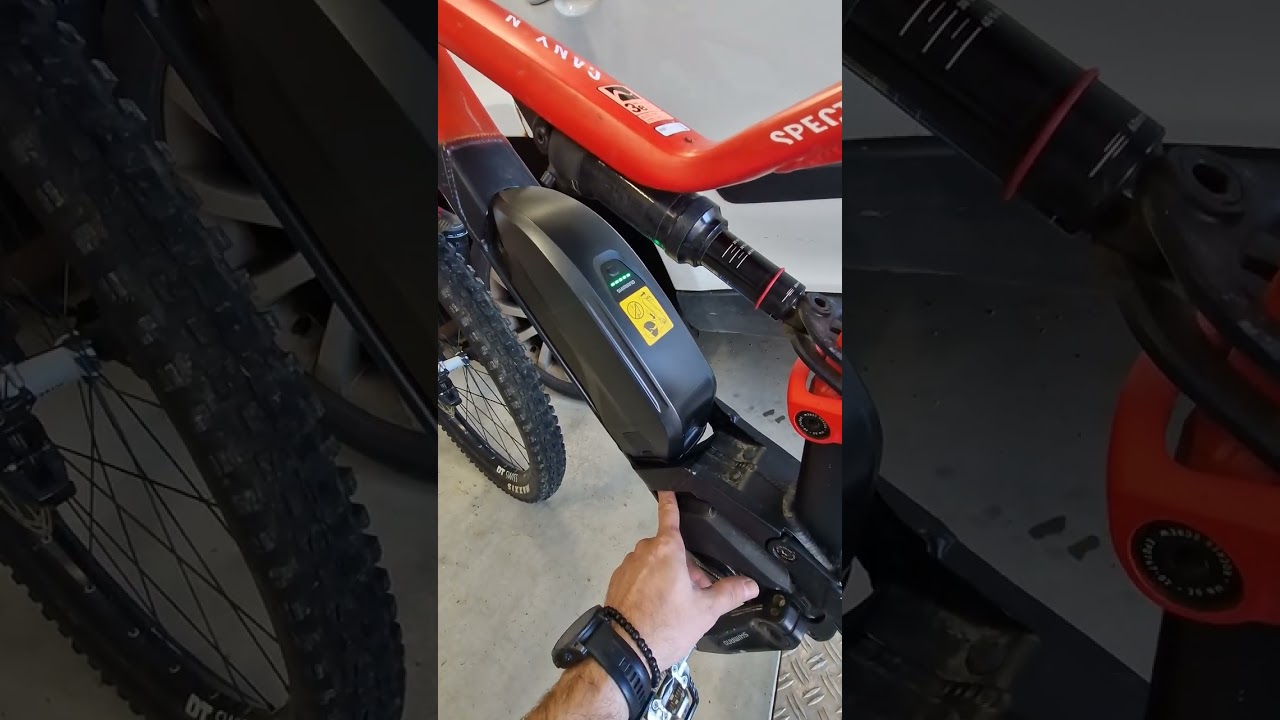 630 Wh on old Canyon Spectral ON with BT E8016 upgrade Shimano STEPS E8000 / 504 Wh