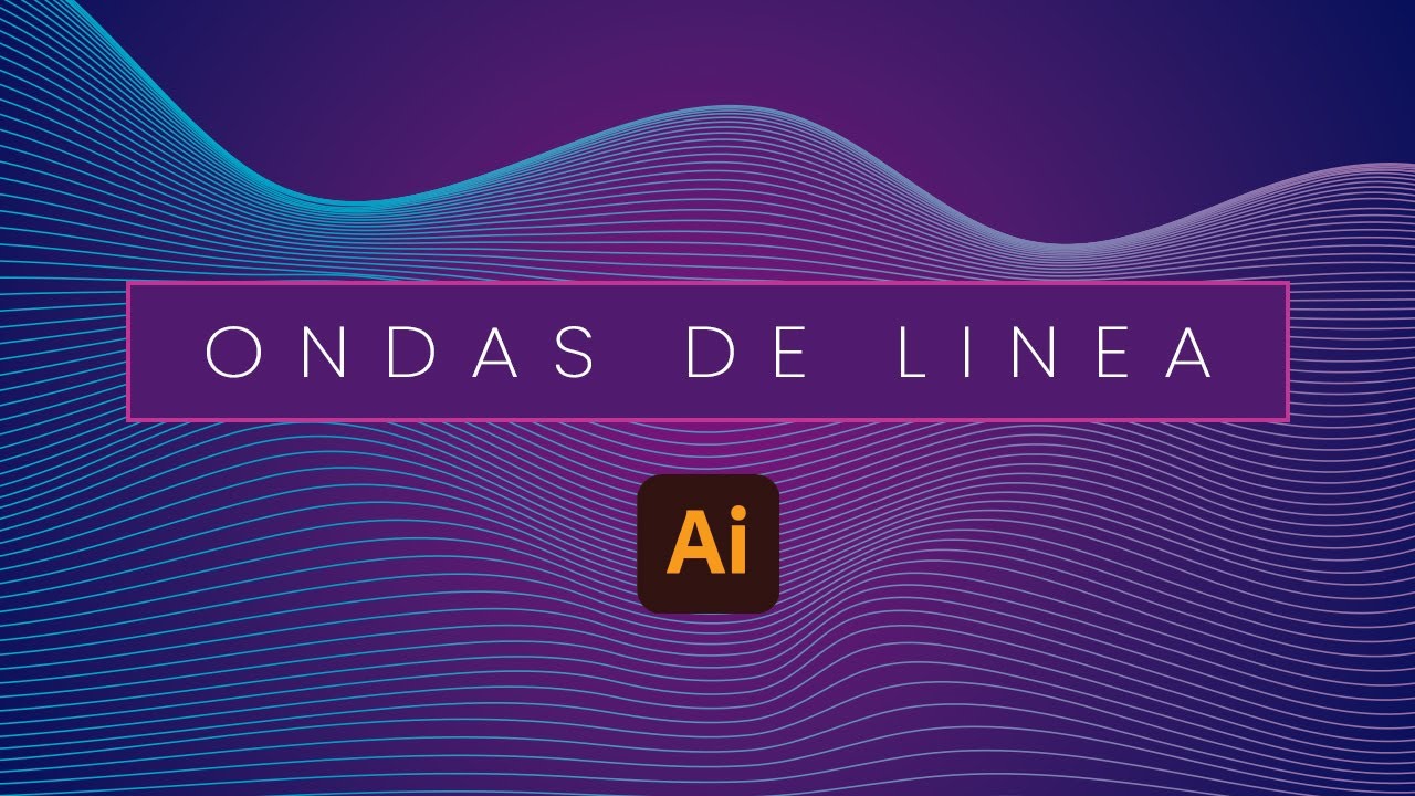 ✅Cómo crear Ondas de Línea en Illustrator - Tutorial