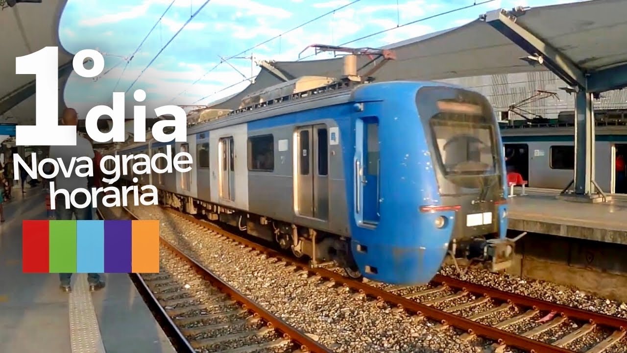Supervia | Conferindo os intervalos no 1º dia da nova grade horária