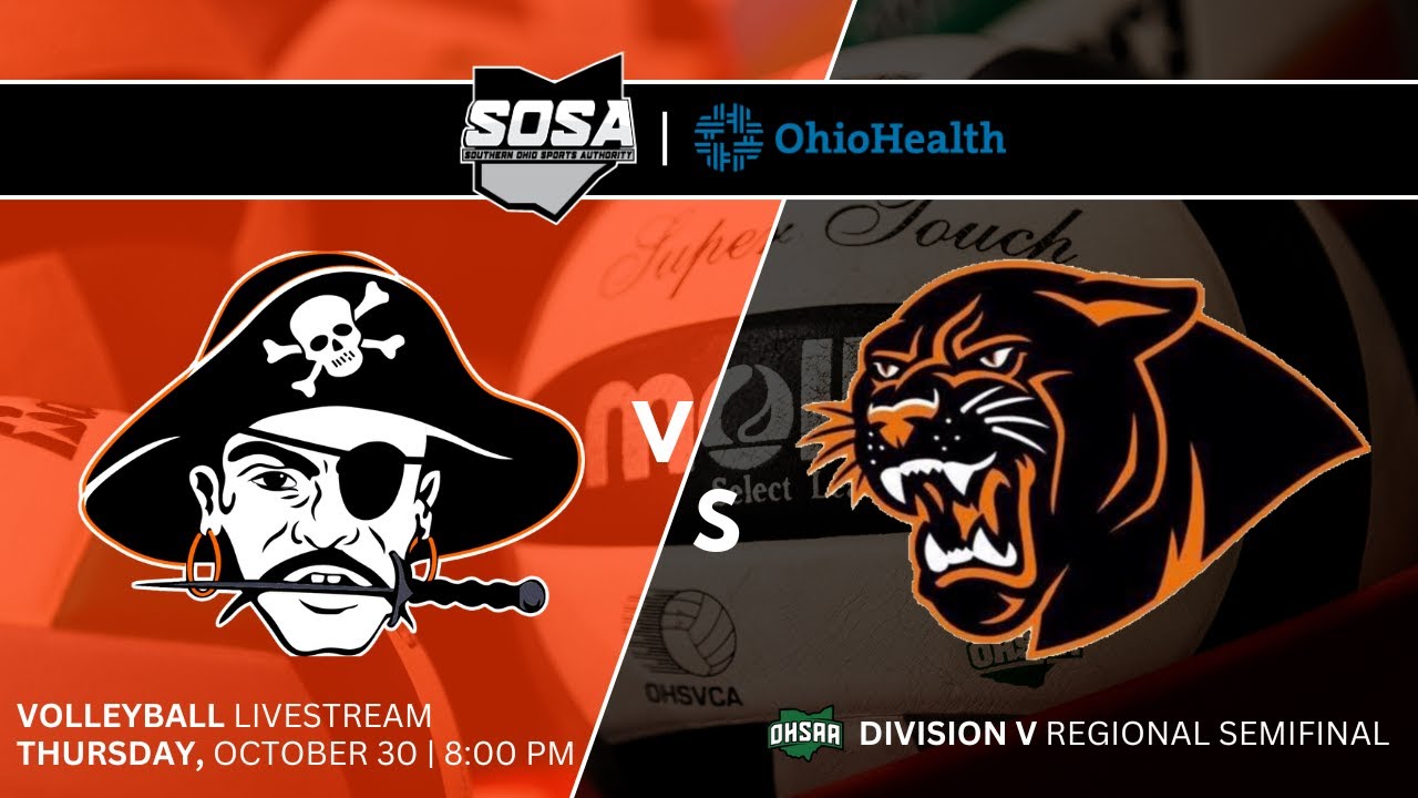 VOLLEYBALL LIVE STREAM | Division V Sweet Sixteen: Wheelersburg Pirates vs New Lexington Panthers