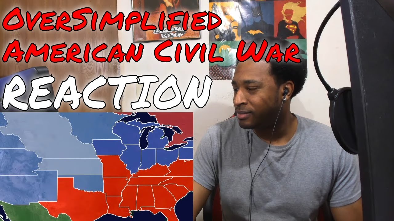 OverSimplified - The American Civil War (Part 1) REACTION | DaVinci REACTS