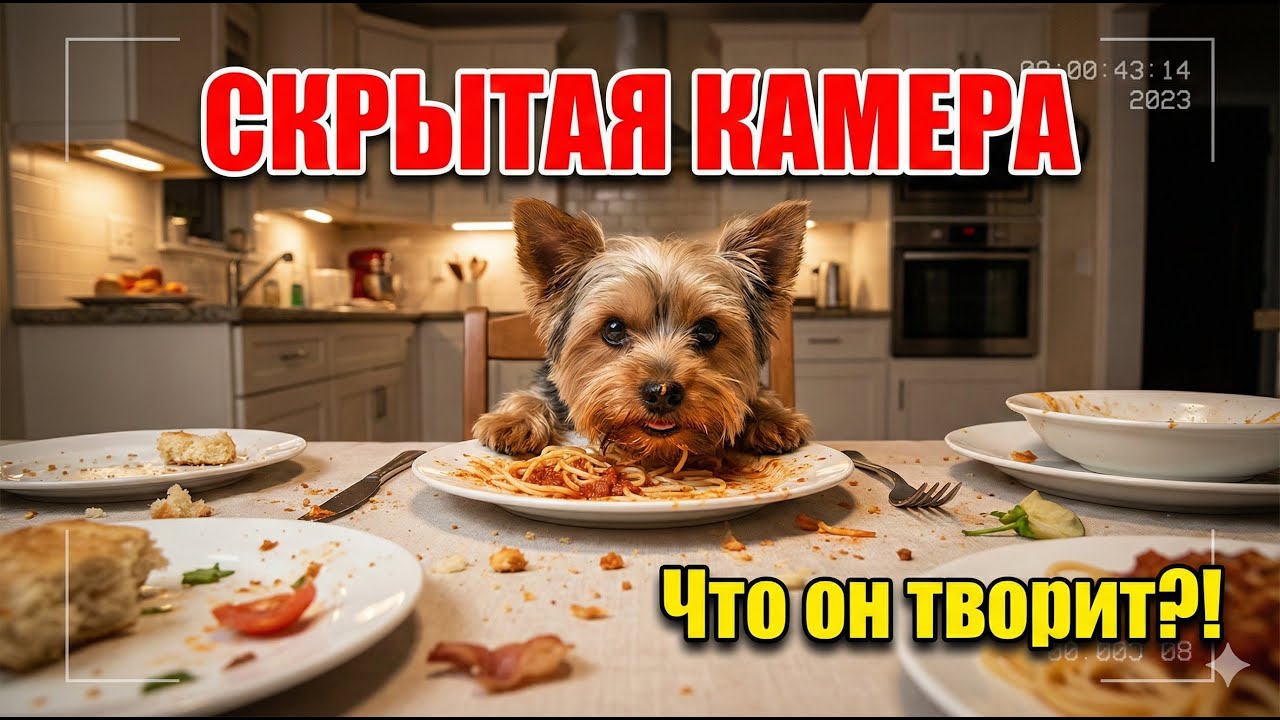 ПОЙМАН С ПОЛИЧНЫМ! 😱 Йорк воет и лезет на стол: Скука или Тревога?