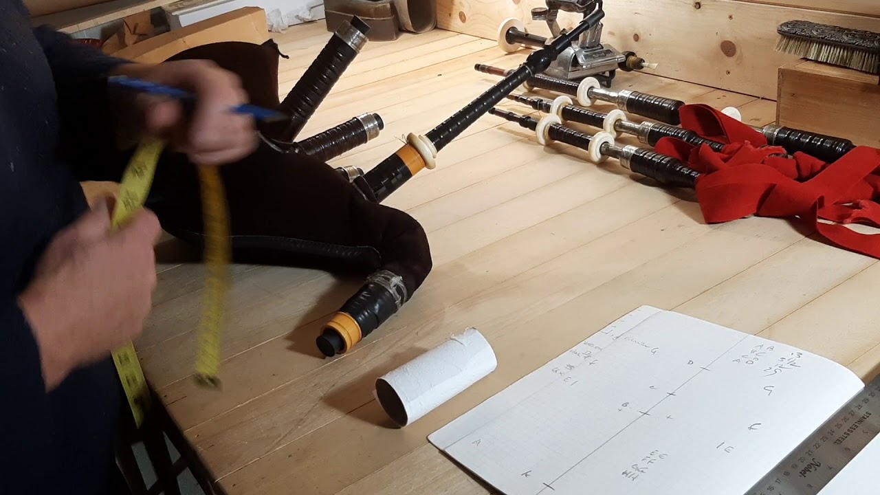 How to make a bagpipe bag cover, part two