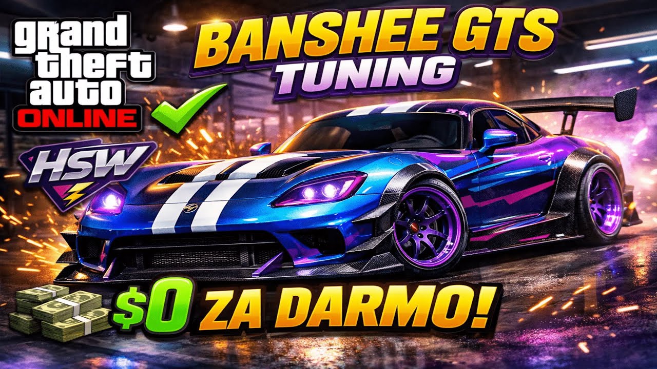 Banshee GTS TUNING HSW ZA DARMO 😱 | Najlepszy tuning GTA Online🚗💨