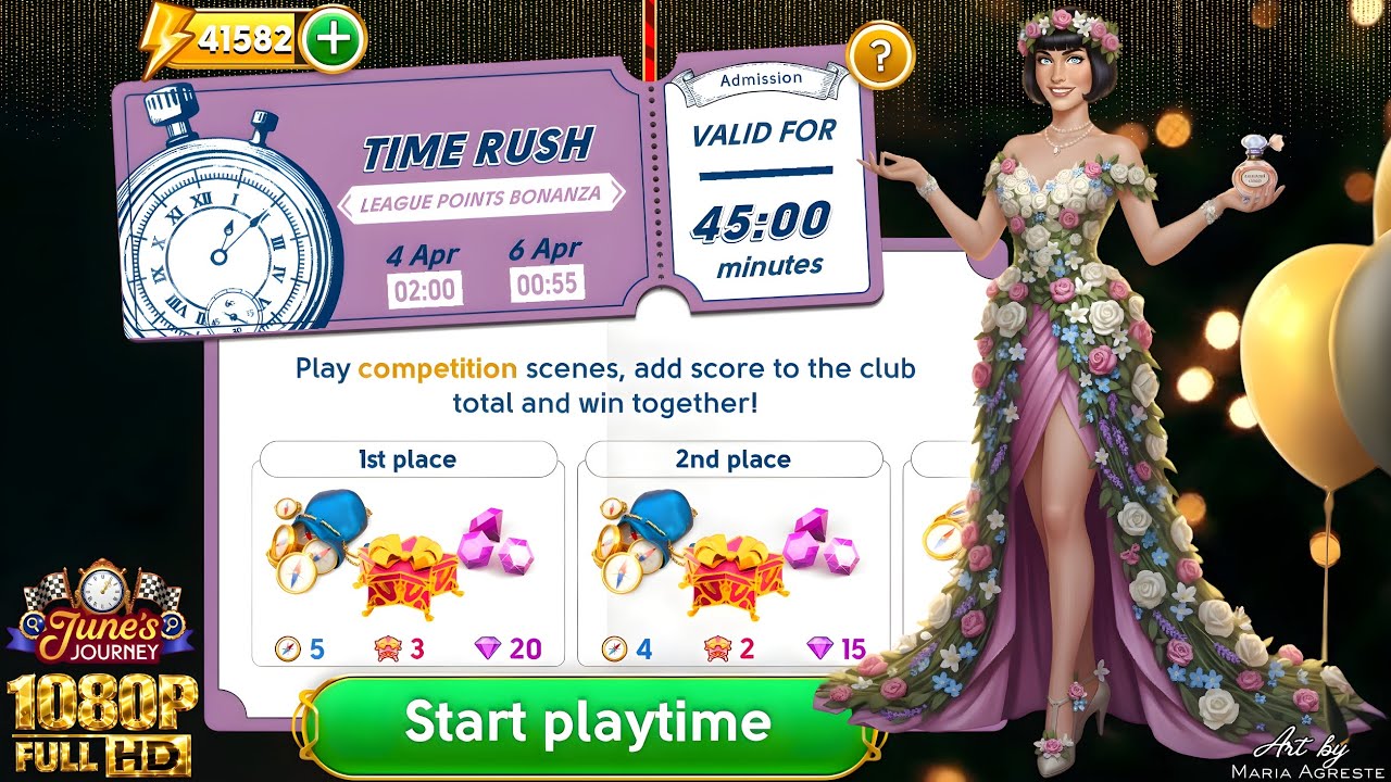 JUNE'S JOURNEY 04 APRIL 2026 TIME RUSH ( League Points Bonanza ) COMPETITION [1080P FULL HD]